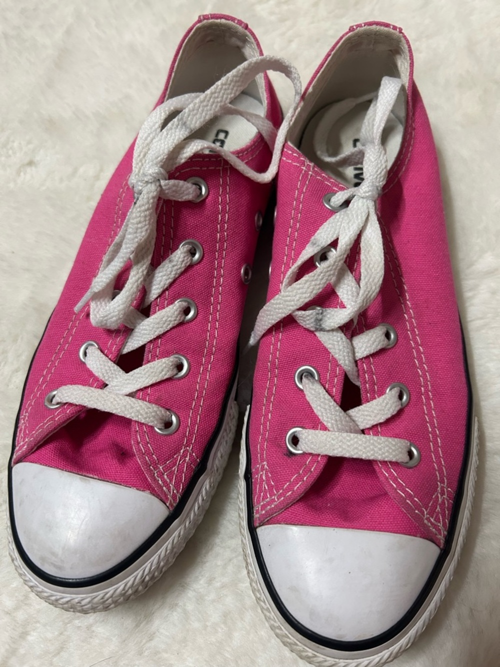 Pink converse Lace-Up Sneakers